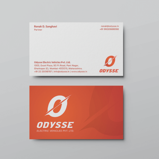 Odyssey Motors Logo and Business Card Design by Mad Minds
